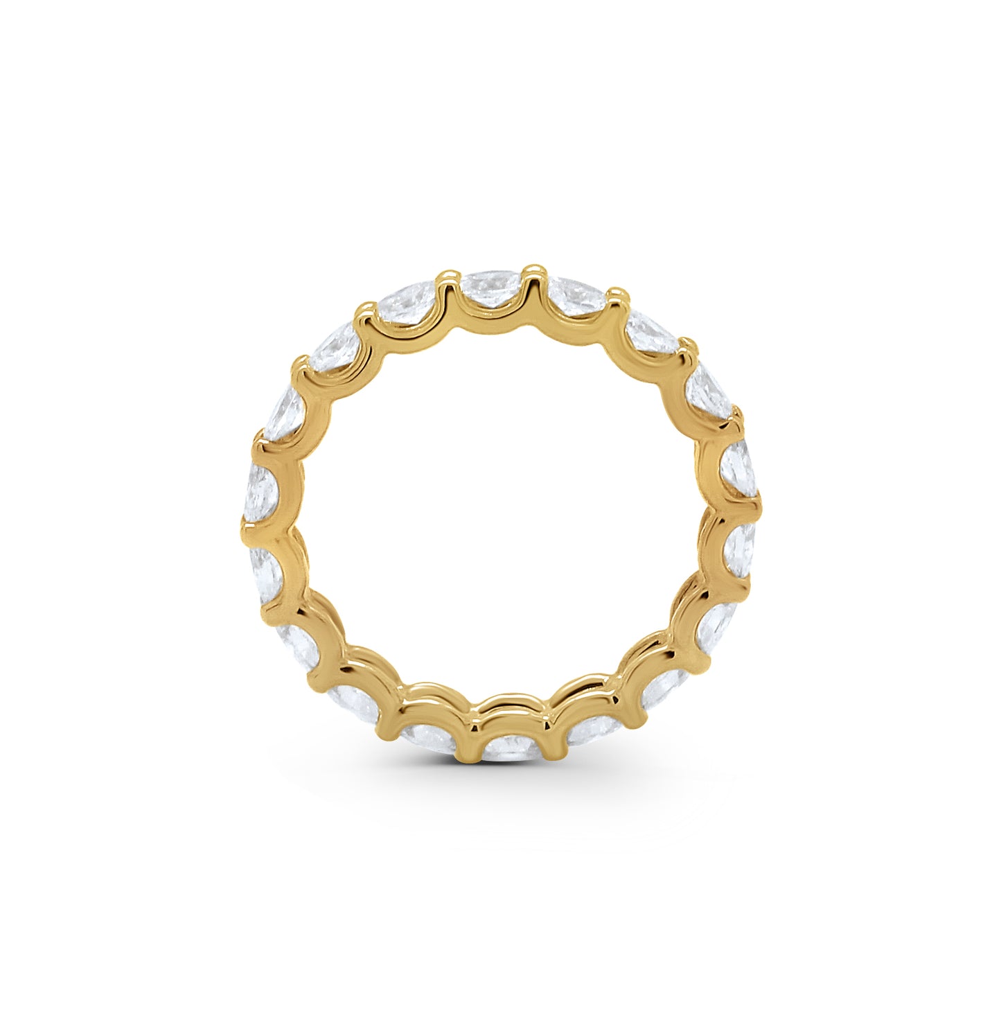 Olena Oval Brilliant Cut Diamond Eternity Band