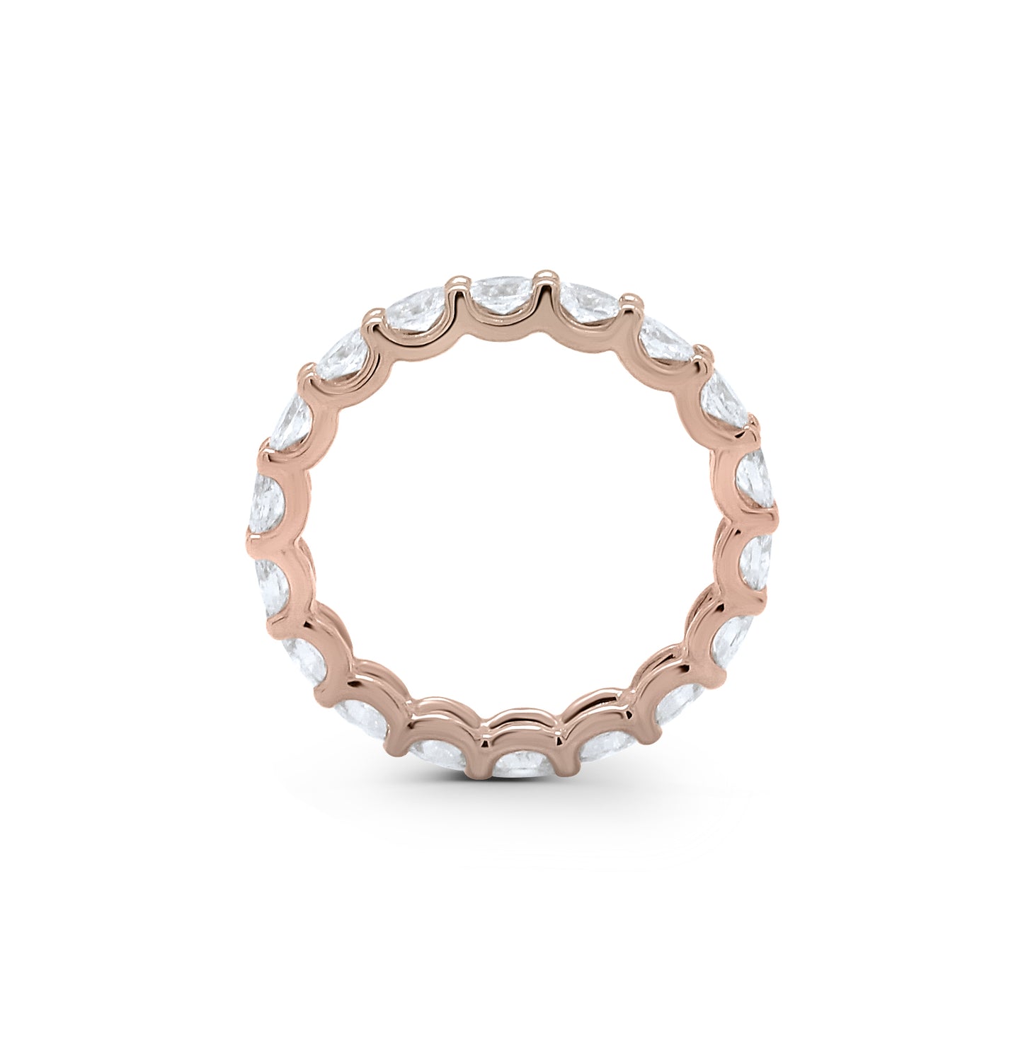 Olena Oval Brilliant Cut Diamond Eternity Band
