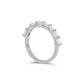 Elara Emerald and Oval East West Alternating Band