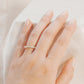 Elara Emerald and Oval East West Alternating Band