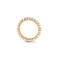 Emerald and Oval Diamond Eternity Band