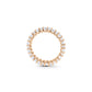Emerald and Oval Diamond Eternity Band