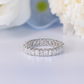 Emerald and Oval Diamond Eternity Band