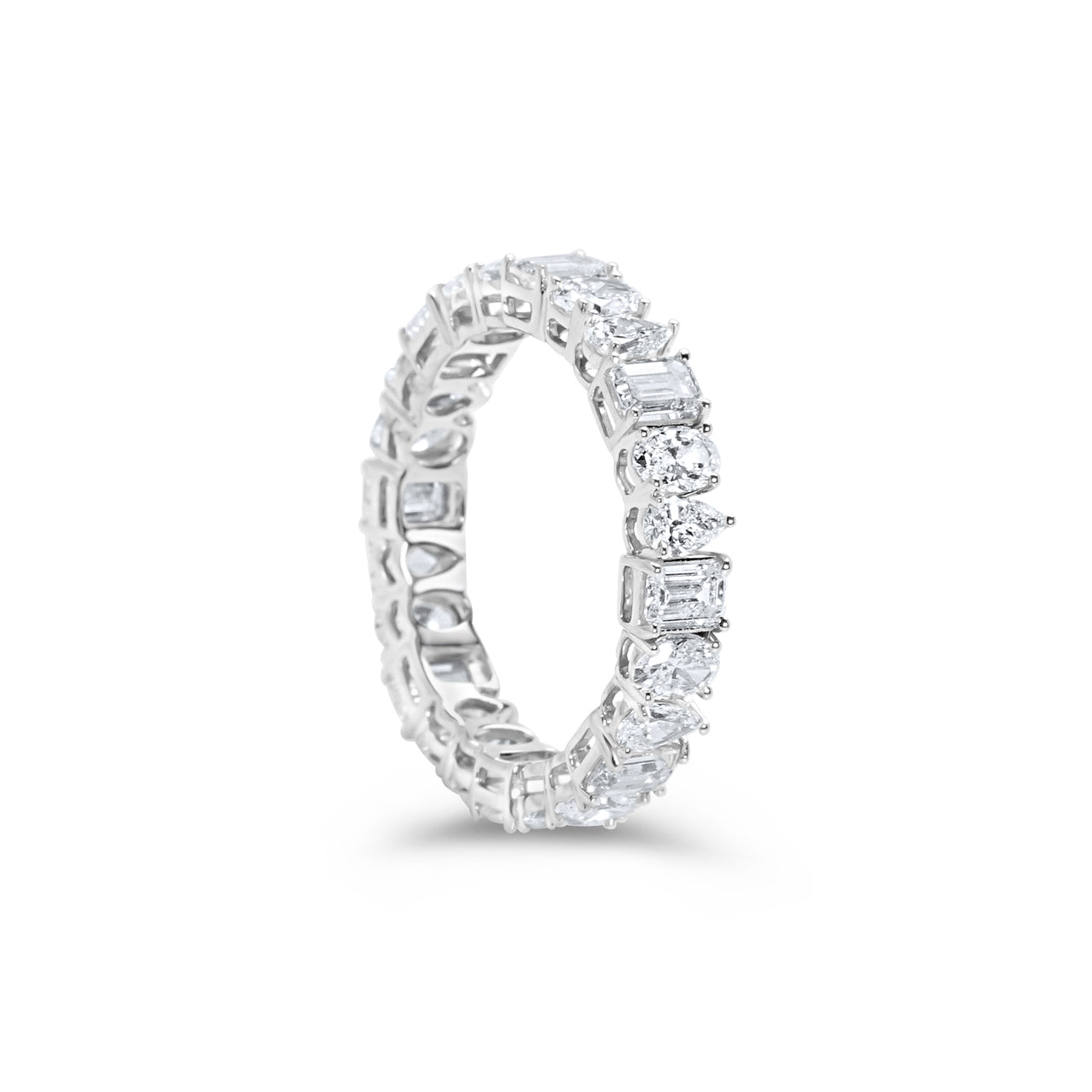 Diamond Eternity Band (Emerald, Pear, Oval)