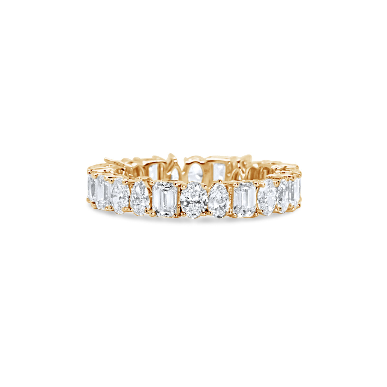 Diamond Eternity Band (Emerald, Pear, Oval)