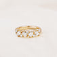Grace Pear and Round Alternating Diamond Band