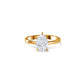 Hidden Halo Solitaire Engagement Ring