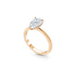 Hidden Halo Solitaire Engagement Ring