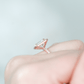 Floating Halo Diamond Engagement Ring