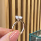 Hidden Halo Solitaire Engagement Ring