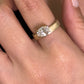 Diamond Offset Cigar 4mm Band (Satin)