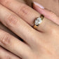 Diamond Offset Cigar 4mm Band (Polished)