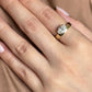 Diamond Offset Cigar 4mm Band (Polished)