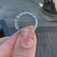 Olena Oval Brilliant Cut Diamond Half Way Band