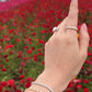 Sasa Rose Diamond Braided Eternity Band