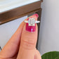 Emerald Cut Three Stone Diamond Engagement Ring