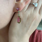 Watermelon Slice Drop Earrings