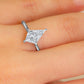 Kite Step Cut Diamond Solitaire Engagement Ring