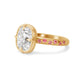 Kora Old Mine Cut Bezel Set Ring
