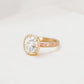 Kora Old Mine Cut Bezel Set Ring