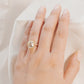 Kora Old Mine Cut Bezel Set Ring