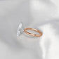 Marquise Diamond Solitaire Compass Prong Engagement Ring
