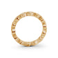 Marquise Lab Diamond Eternity Bezel Set Band (Milgrain)