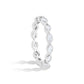 Marquise Lab Diamond Eternity Bezel Set Band (Milgrain)