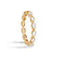 Marquise Lab Diamond Eternity Bezel Set Band (Milgrain)