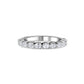 Olena Oval Brilliant Cut Diamond Band 2/3