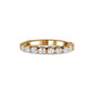 Olena Oval Brilliant Cut Diamond Band 2/3