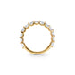 Olena Oval Brilliant Cut Diamond Band 2/3