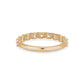 Olena Oval Brilliant Cut Diamond Half Way Band