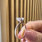 Hidden Halo Solitaire Engagement Ring
