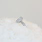 Radiant Diamond Hidden Halo Solitaire Engagement Ring