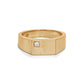 Rectangular Flat Signet Ring