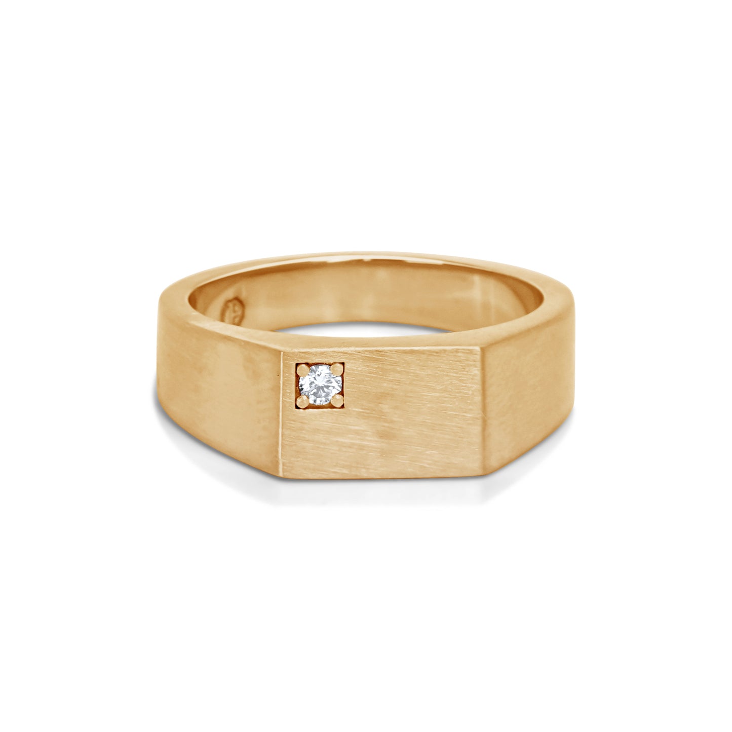 Rectangular Flat Signet Ring