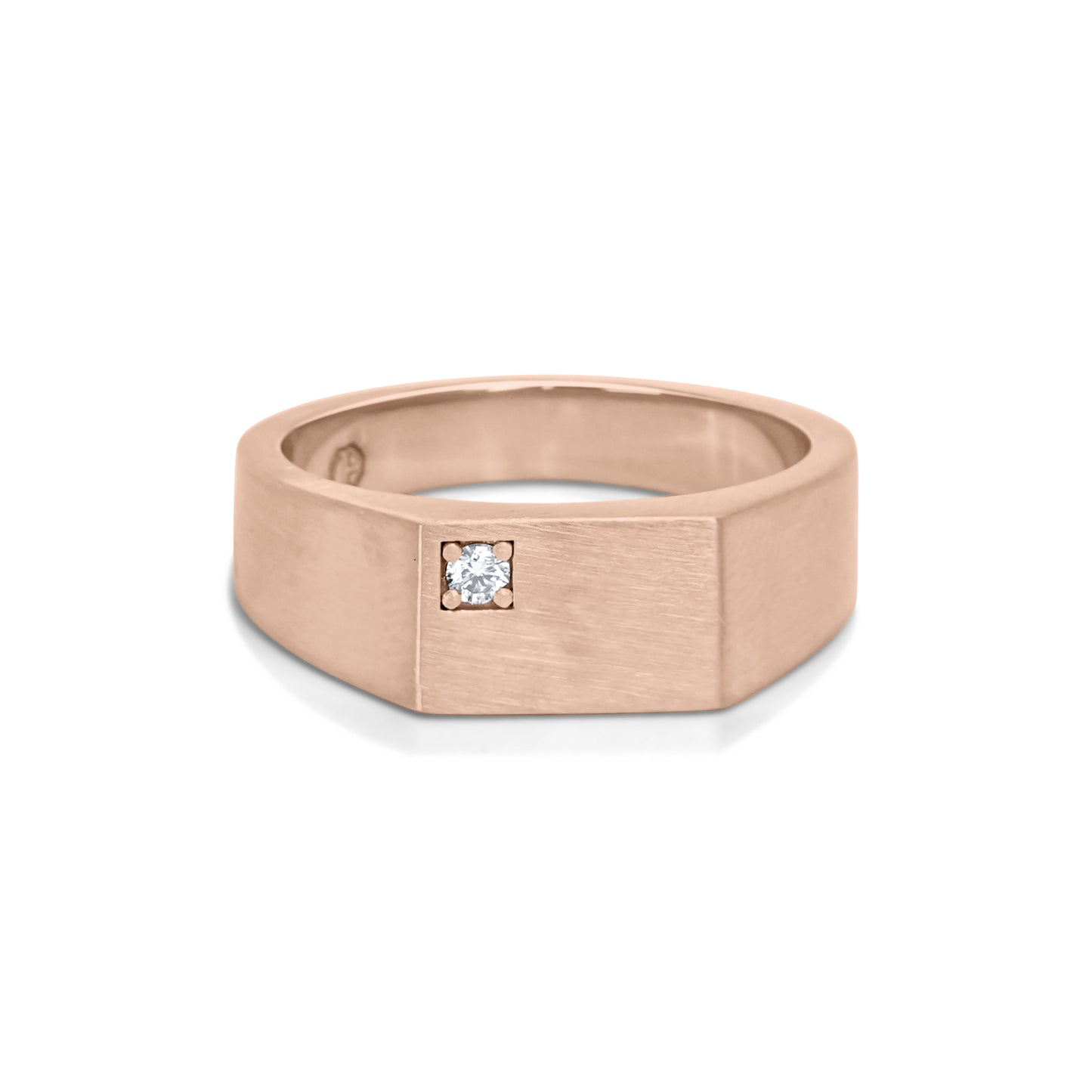 Rectangular Flat Signet Ring