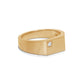 Rectangular Flat Signet Ring