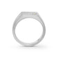 Rectangular Flat Signet Ring