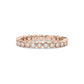 Round Brilliant Bezel Set Eternity Band