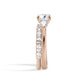 Round Brilliant Cut Three Stone Diamond Engagement Ring