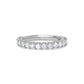 Round Brilliant Diamond 2mm Diamond Band 2/3 Way