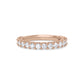 Round Brilliant Diamond 2mm Diamond Band 2/3 Way