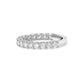 Round Brilliant Diamond 2mm Diamond Band 2/3 Way
