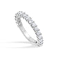 Round Brilliant Diamond 2mm Diamond Band 2/3 Way