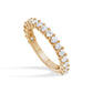 Round Brilliant Diamond 2mm Diamond Band 2/3 Way