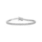 Round Brilliant Diamond Bezel Set Bubble Tennis Bracelet