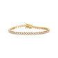 Round Brilliant Diamond Bezel Set Bubble Tennis Bracelet