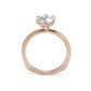 Round Brilliant Diamond Engagement Ring (European Shank)